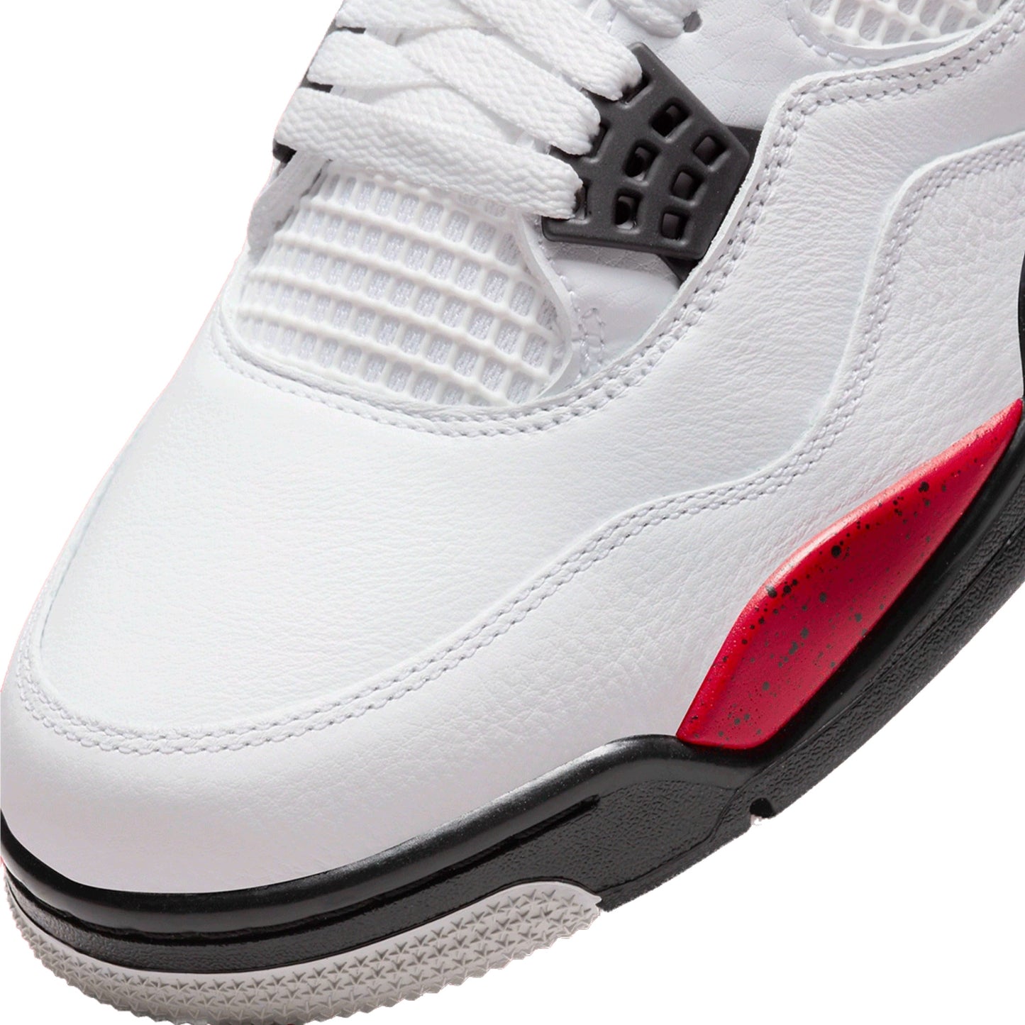 Air Jordan 4 Retro Red Cement White Fire Red Black Neutral