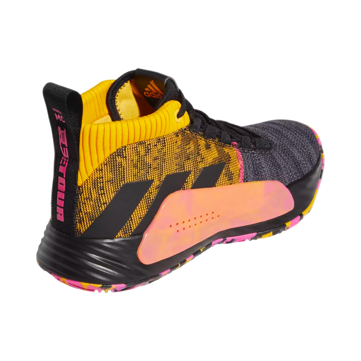 Adidas Dame 5 Core Black Shock Pink EF9367