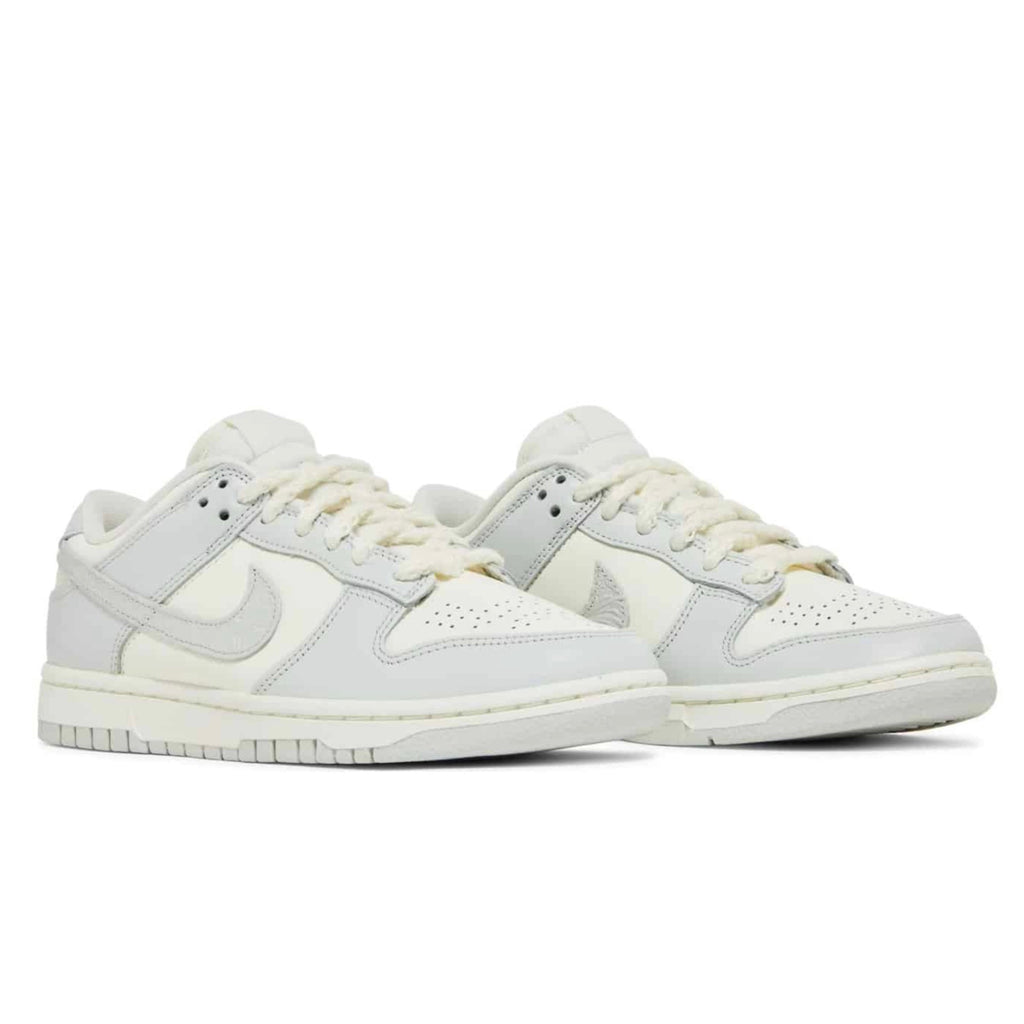 Women's Dunk Low Needlework Sail Aura Neutral Grey