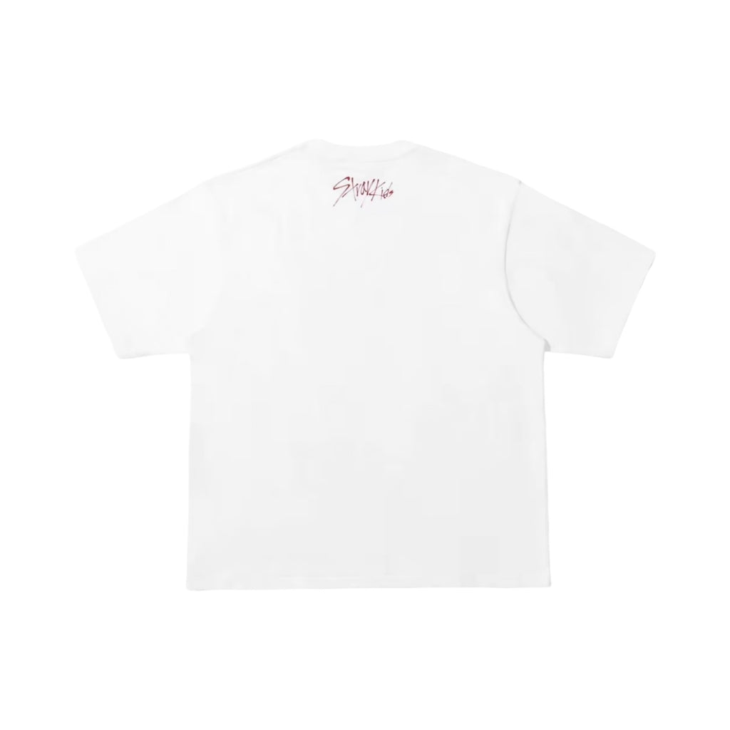A Bathing Ape x Stray Kids Exclusive College Tee White Green