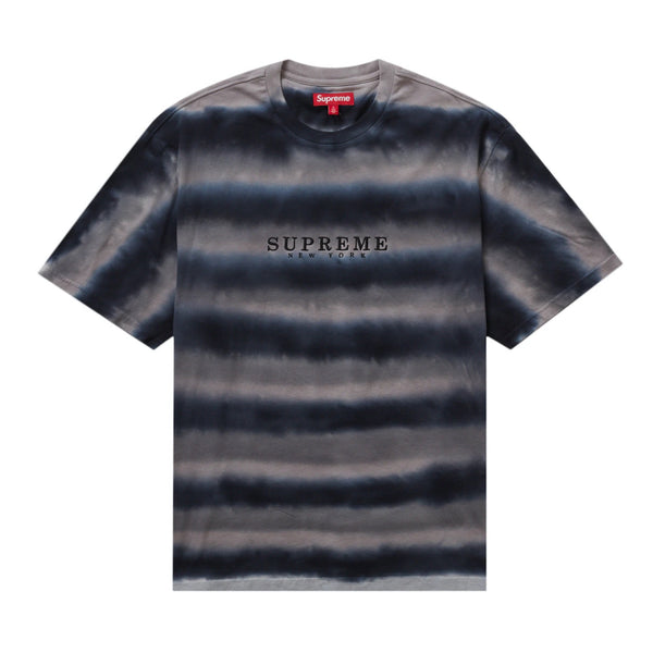 Supreme Dyed Stripe S/S Top Black