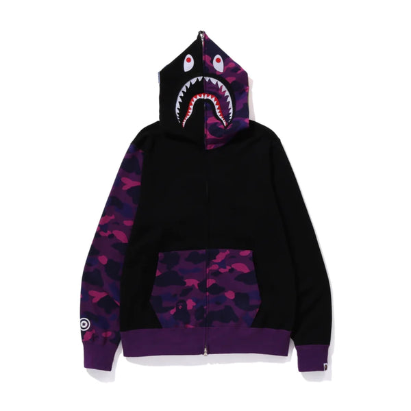 BAPE Color Camo Shark Day Backpack Purple - SS23 - US