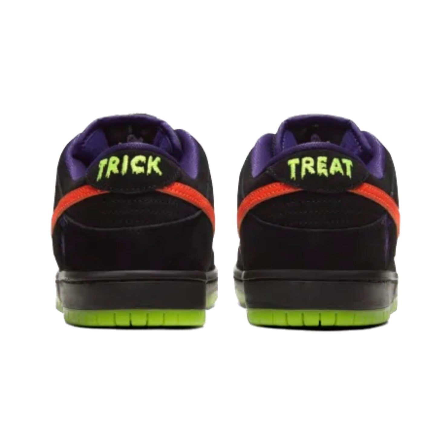 Nike SB Dunk Low Night of Mischief Halloween Black Orange Purple Electric Green