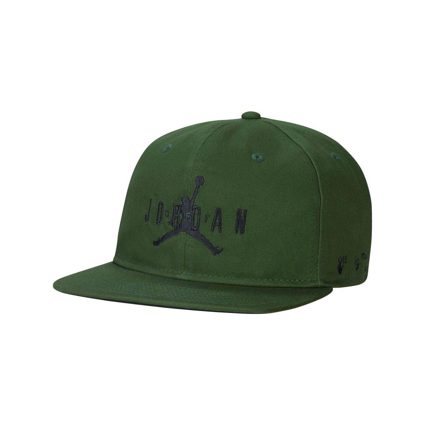 Off White x Jordan Hat Green