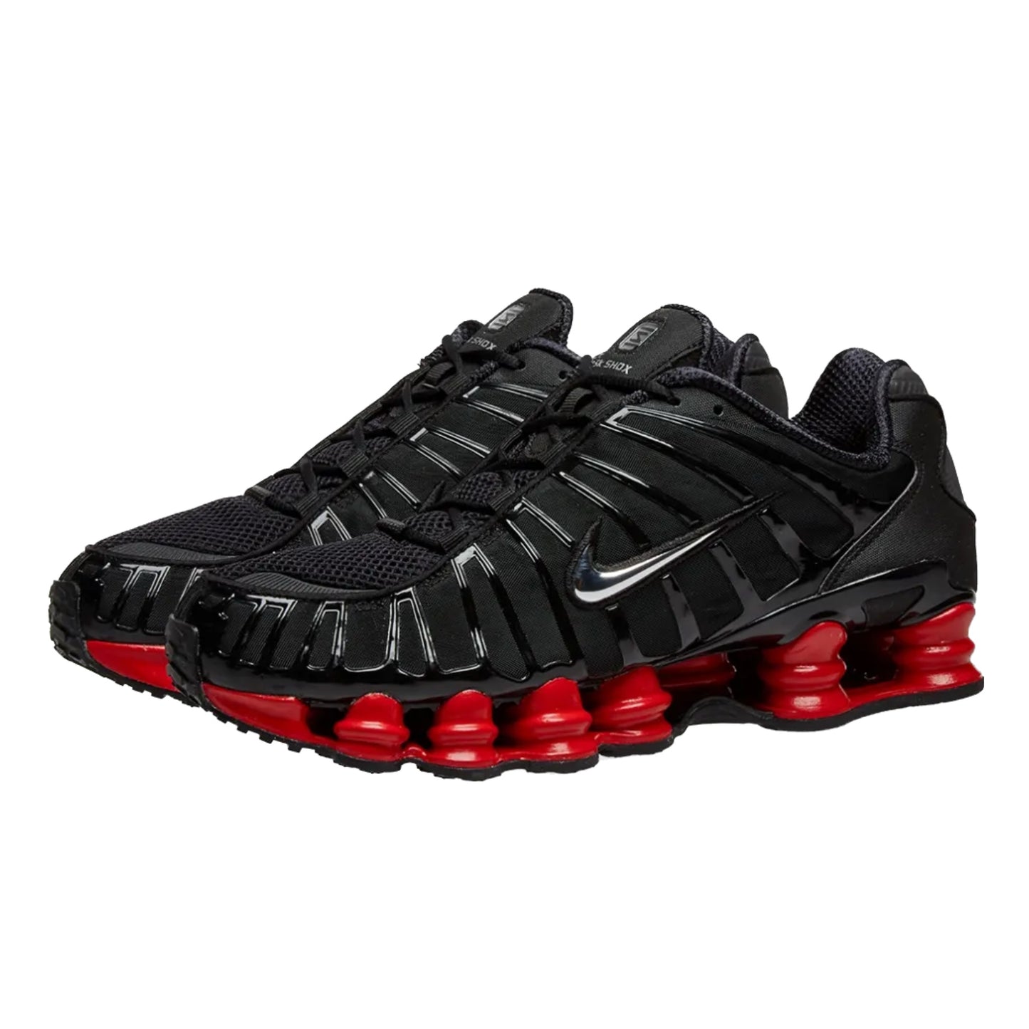 Nike Shox TL Skepta Black Metallic Silver University Red