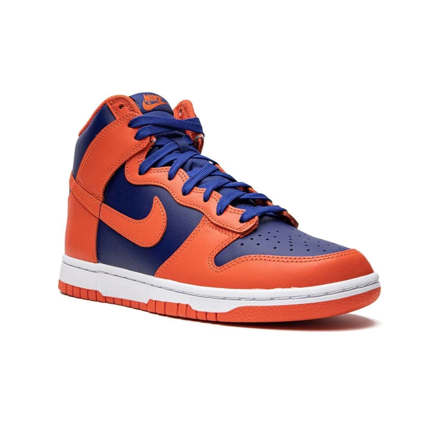 Nike Dunk High Knicks Orange Deep Royal Blue White Orange