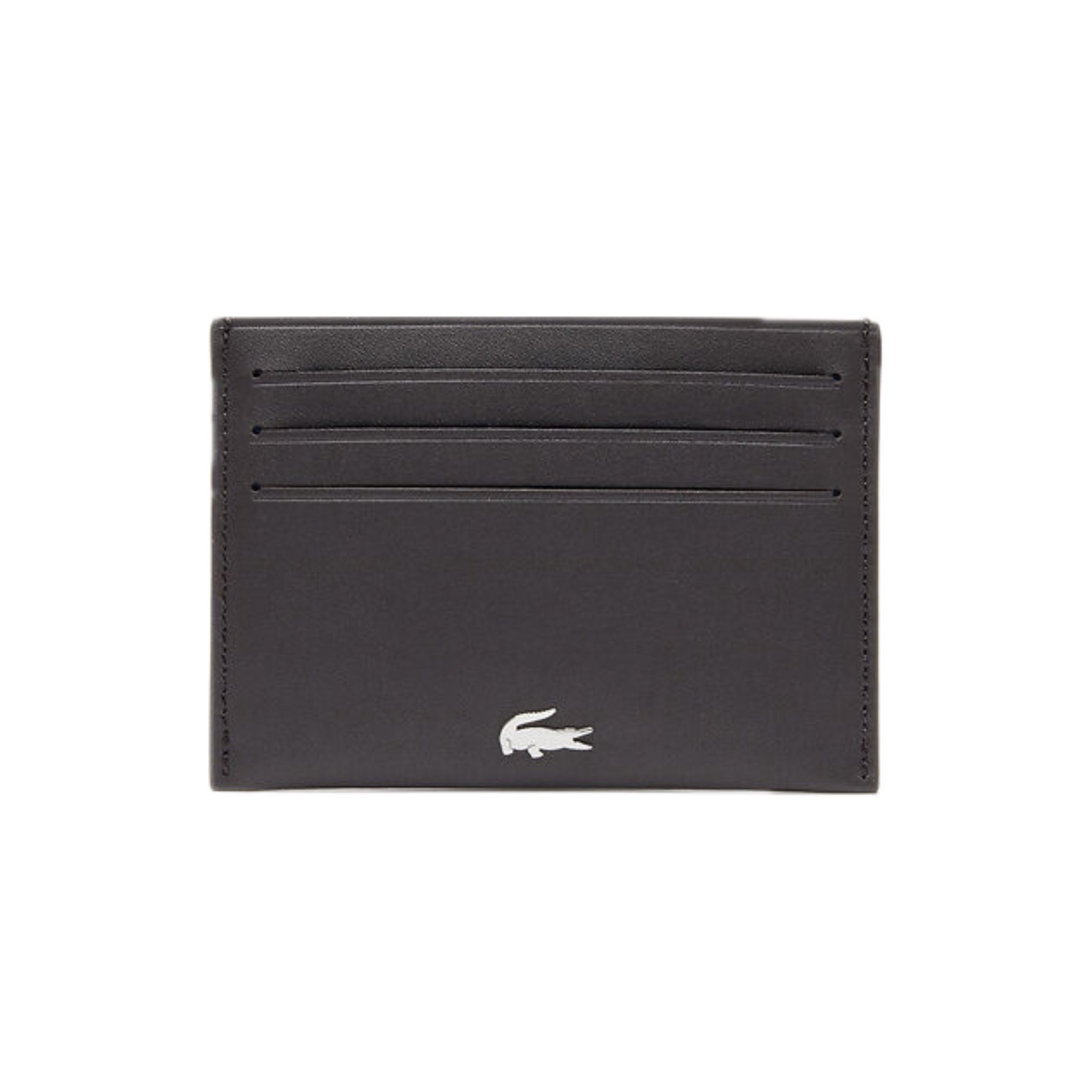 Lacoste Fitzgerald Credit Card Holder Dark Brown