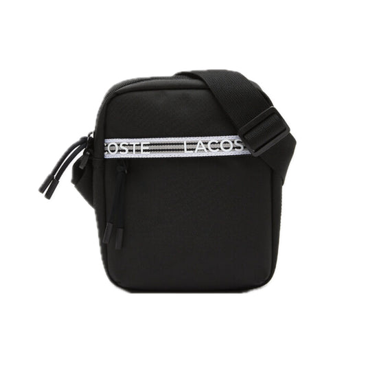 Lacoste Men’s Neocroc Recycled Fiber Vertical Messenger Bag