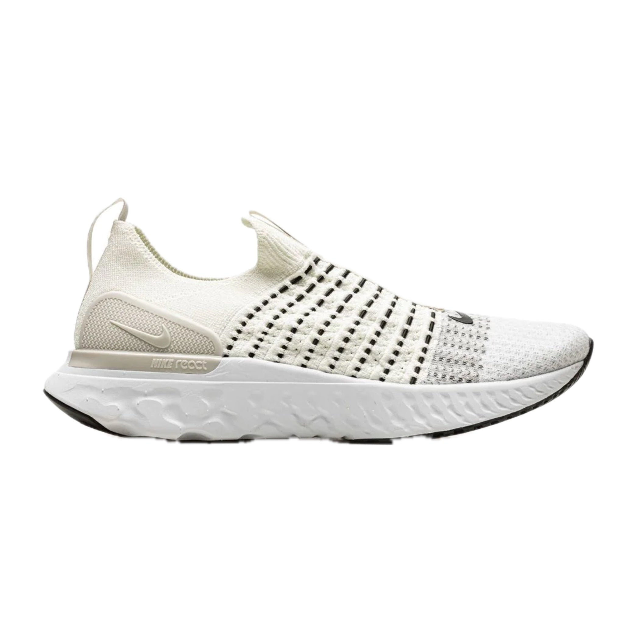 Nike React Phantom Run Flyknit 2 Sail Light Bone White Black – SoleMate ...