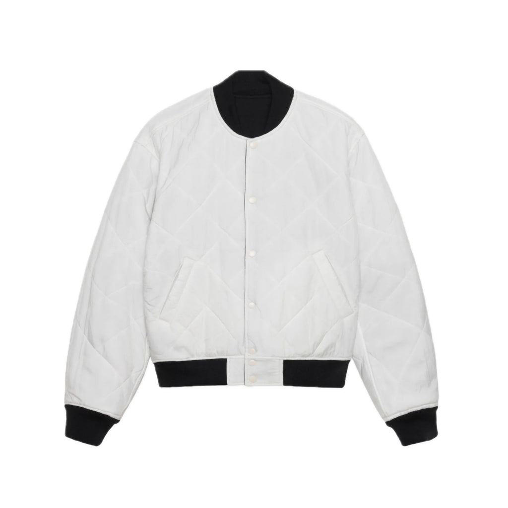 Stussy x Nike Reversible Varsity Jacket Black Sail