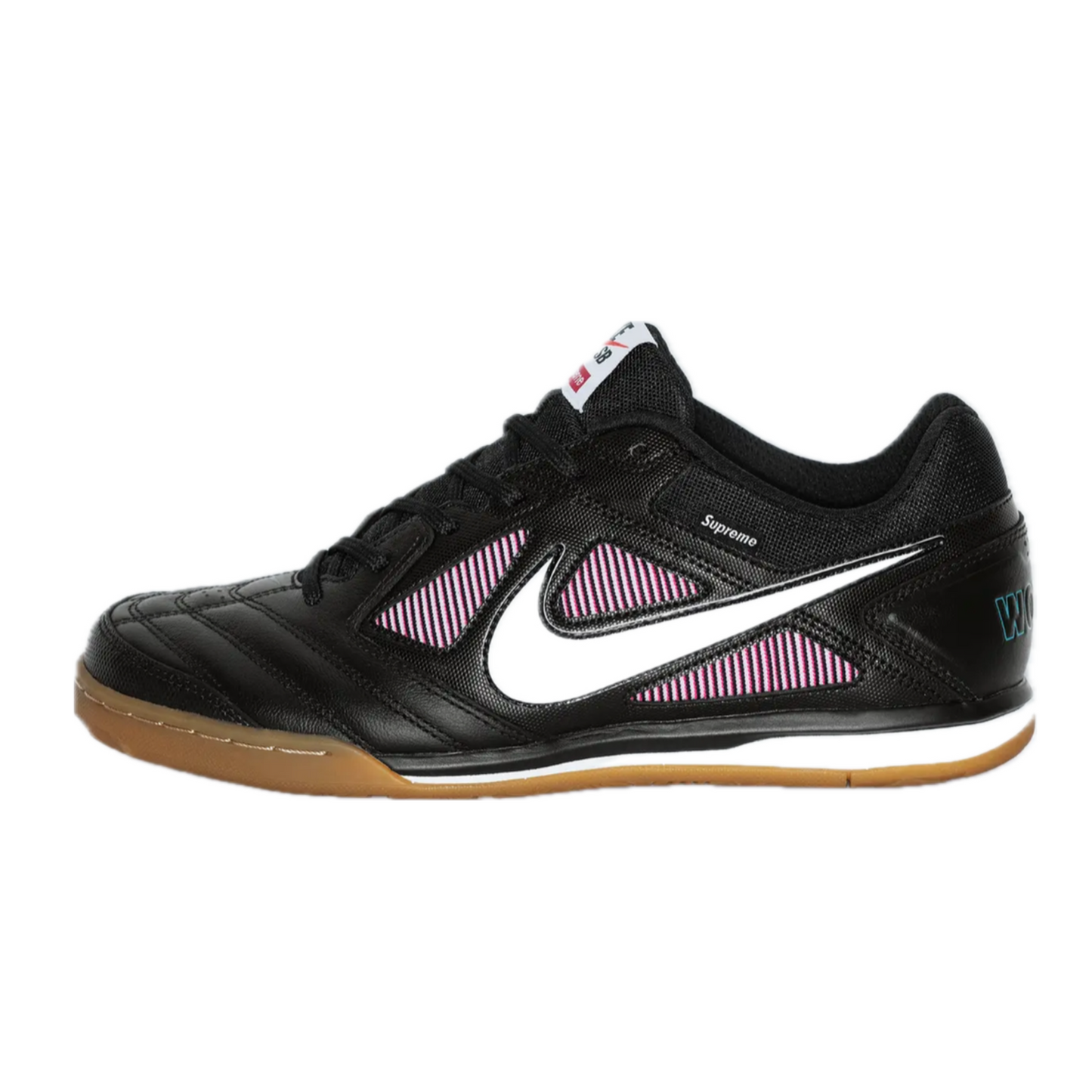 Nike SB Gato Supreme Black White Spirit Teal Gum Light Brown