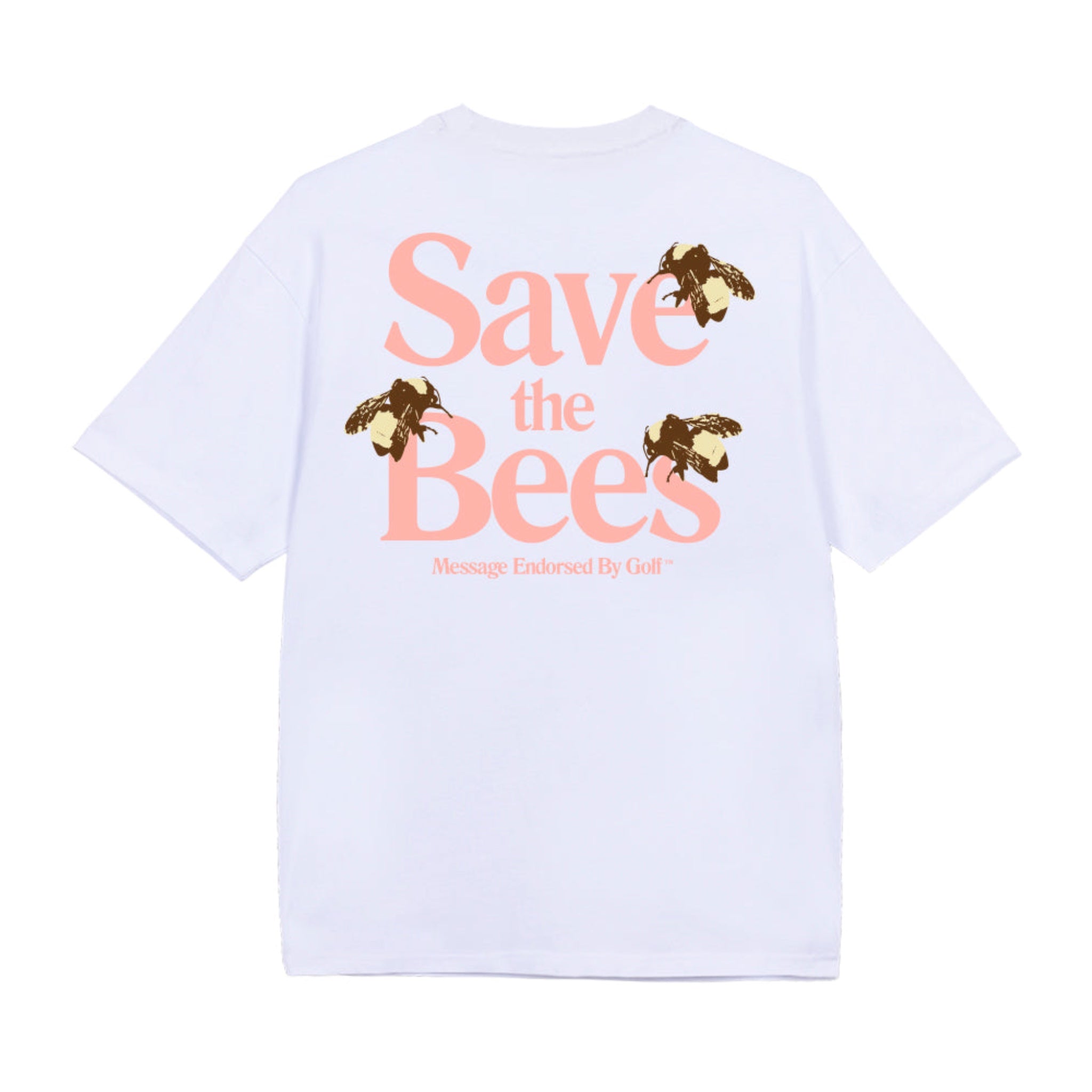 Save the Bees Tee White Pink by GOLF WANG – SoleMate Sneakers