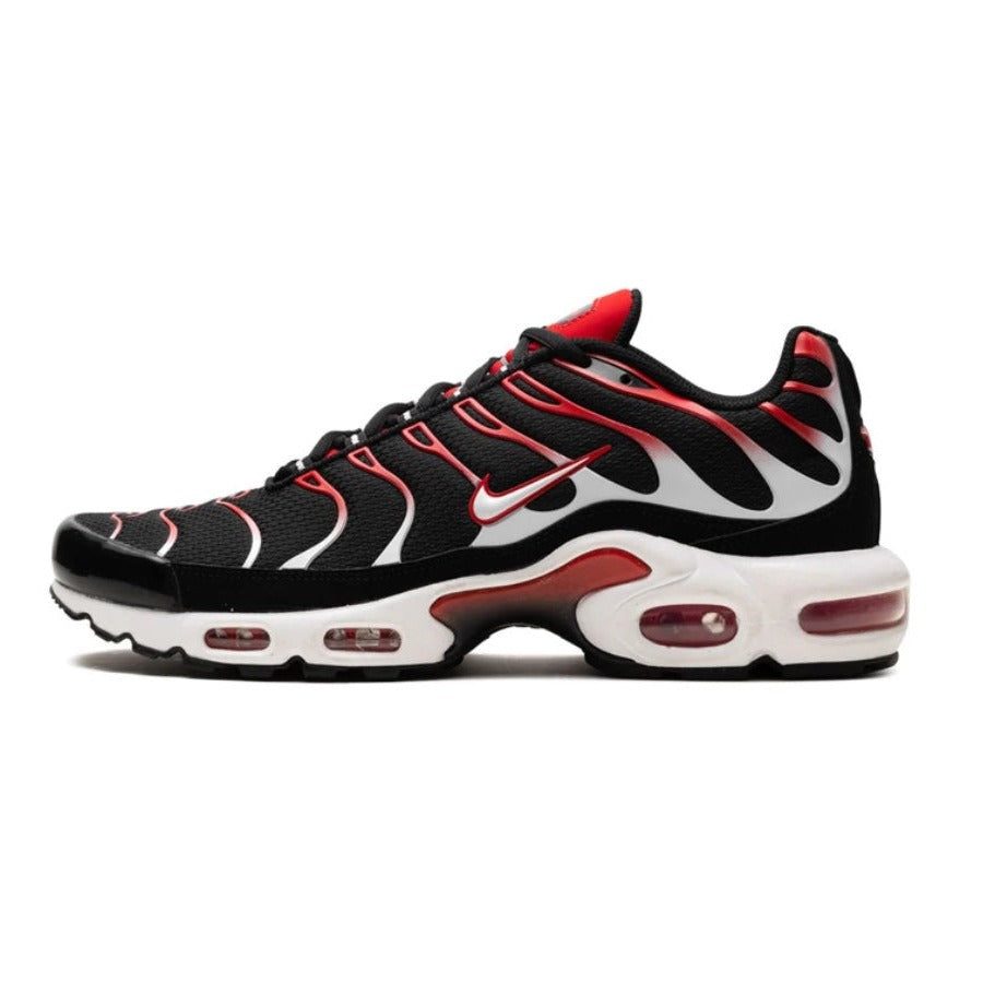 Nike Air Max Plus Black White University Red