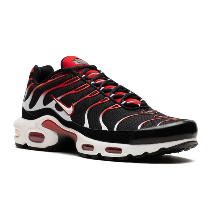 Nike Air Max Plus Black White University Red