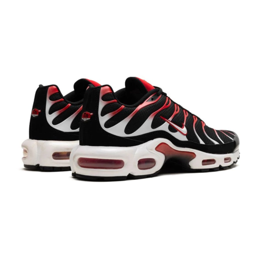 Nike Air Max Plus Black White University Red