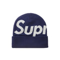 Supreme Big Logo Beanie Navy