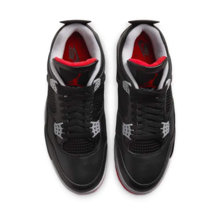 Air Jordan 4 Retro Bred Reimagined Black Cement Grey Varsity Red Summit White