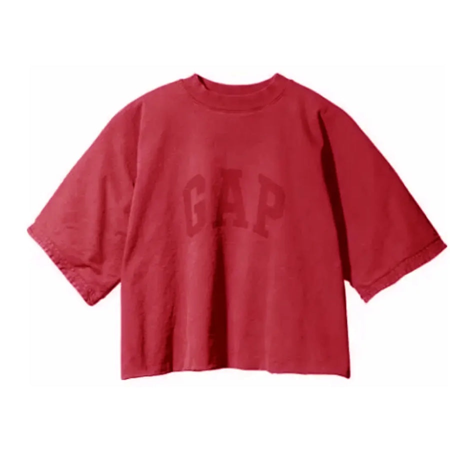 Yeezy x GAP Engineered by Balenciaga Dove No Seam Tee Red