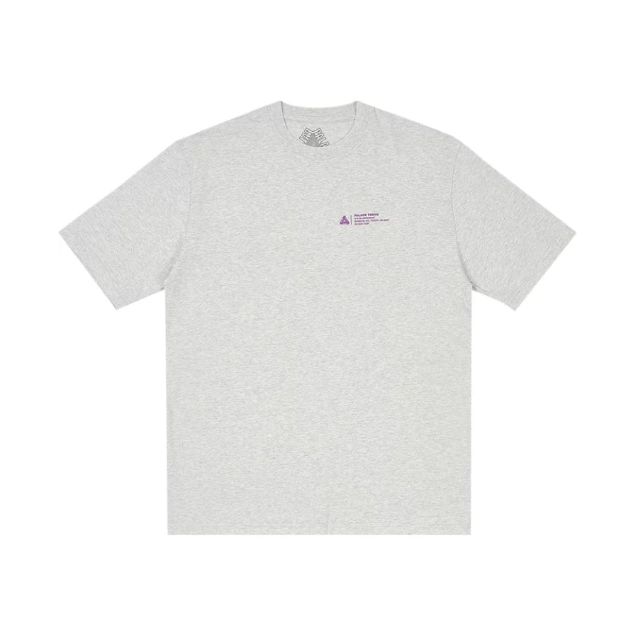 Palace Wrapper Logo Tee Grey Marble
