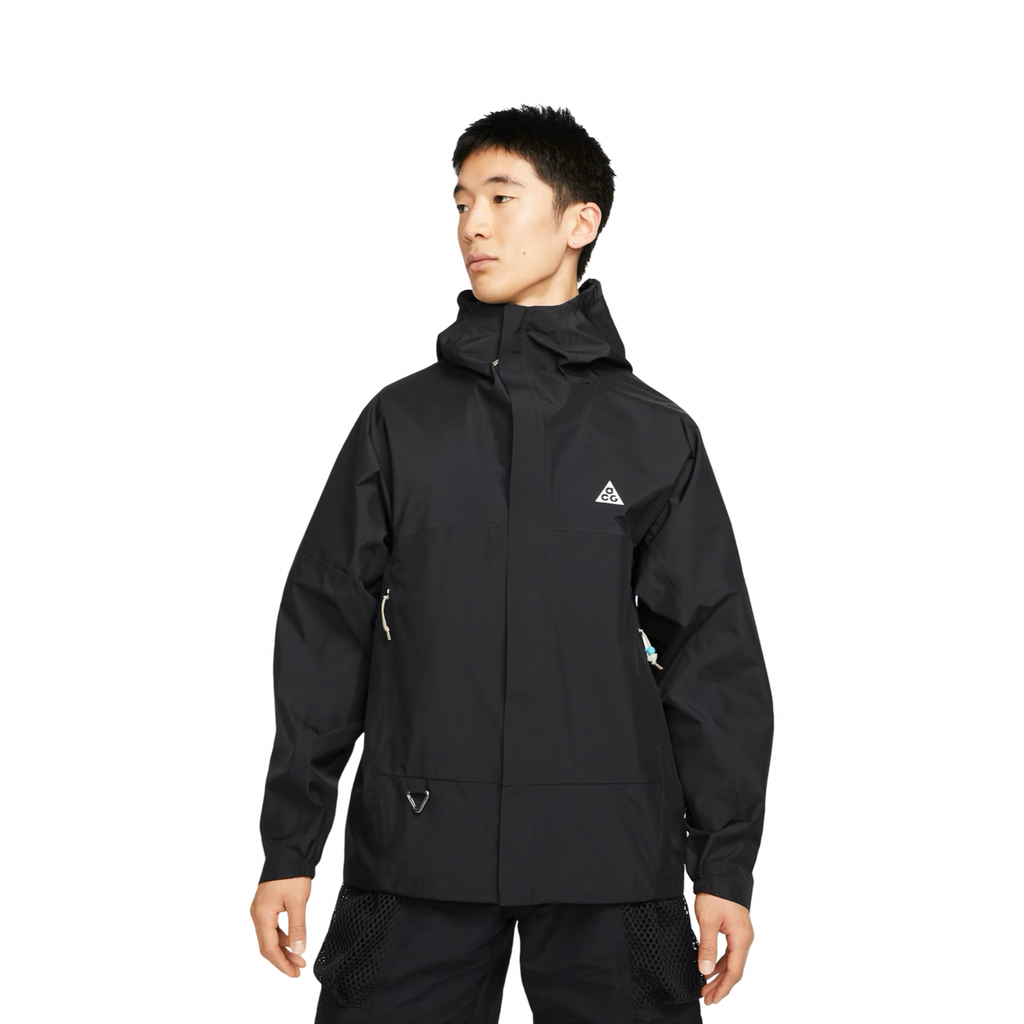 ACG Nike Storm Fit Cascade Rains Full Zip Jacket Black Whtie