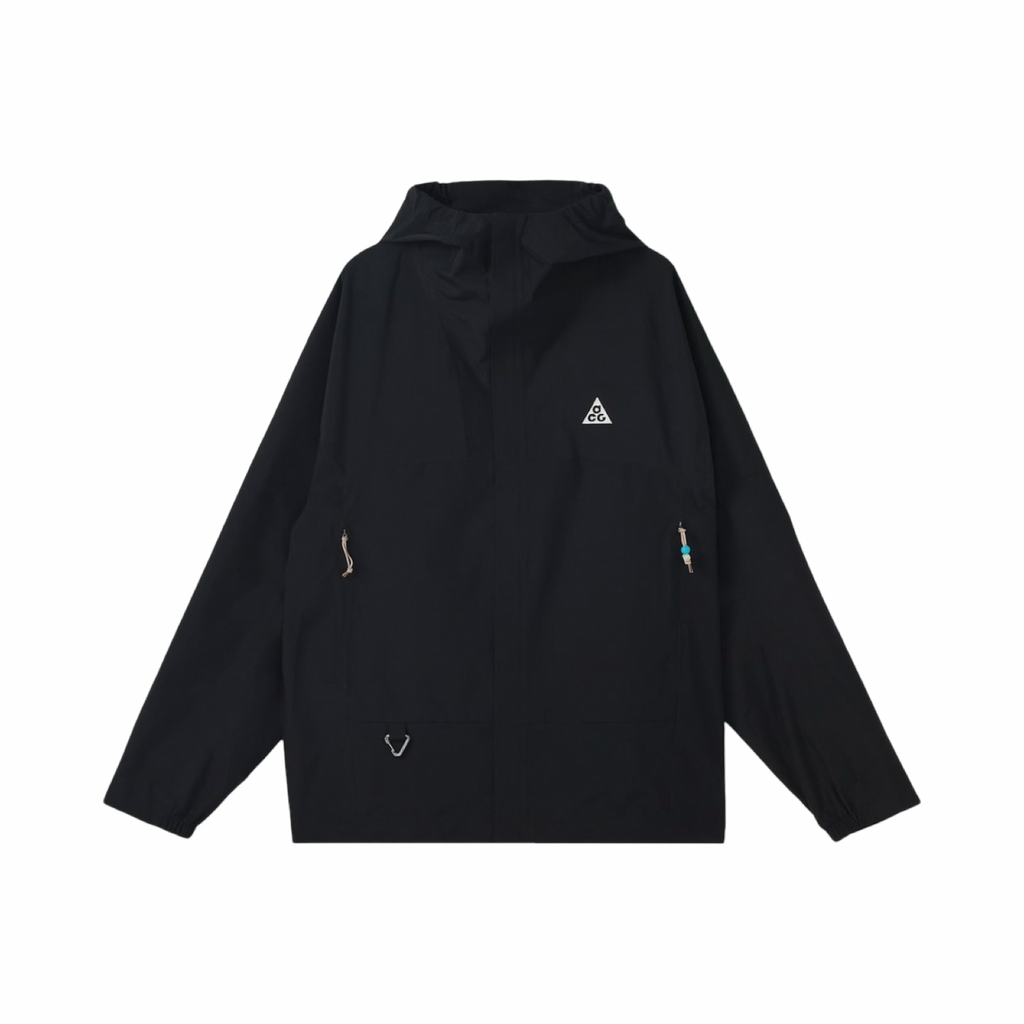 ACG Nike Storm Fit Cascade Rains Full Zip Jacket Black Whtie