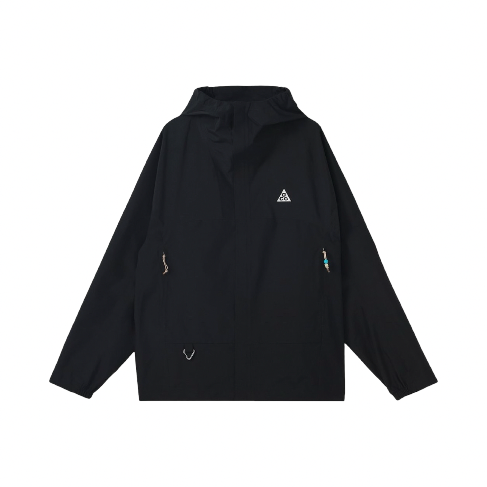 ACG Nike Storm Fit Cascade Rains Full Zip Jacket Black Whtie