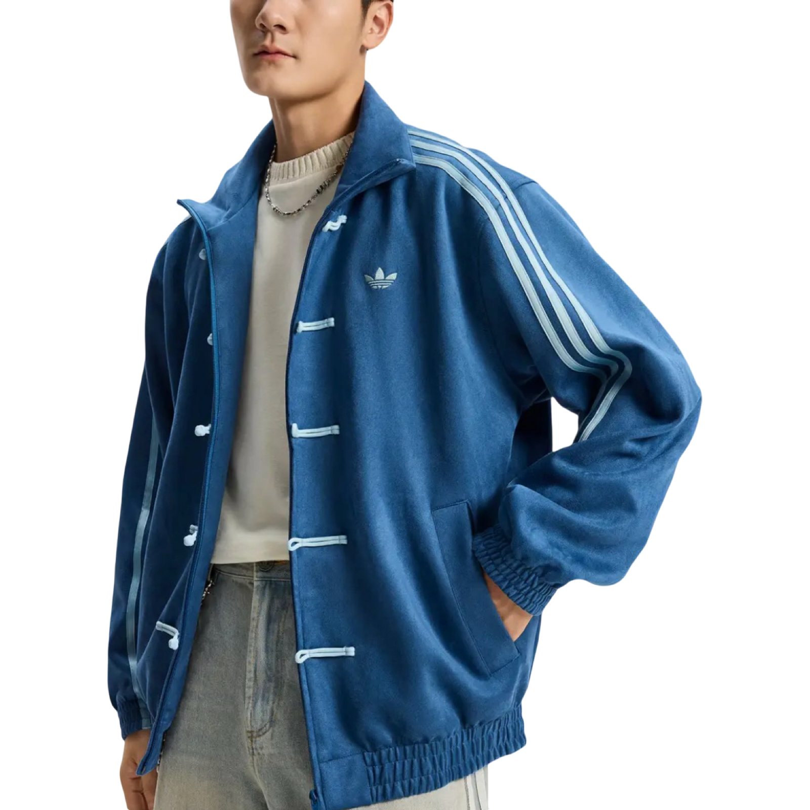 PRE-OREDER Adidas CTT Chinese Track Top 3.1 Gender Neutral Jacket (Asian Sizing) Collegiate Royal Blue KT3850