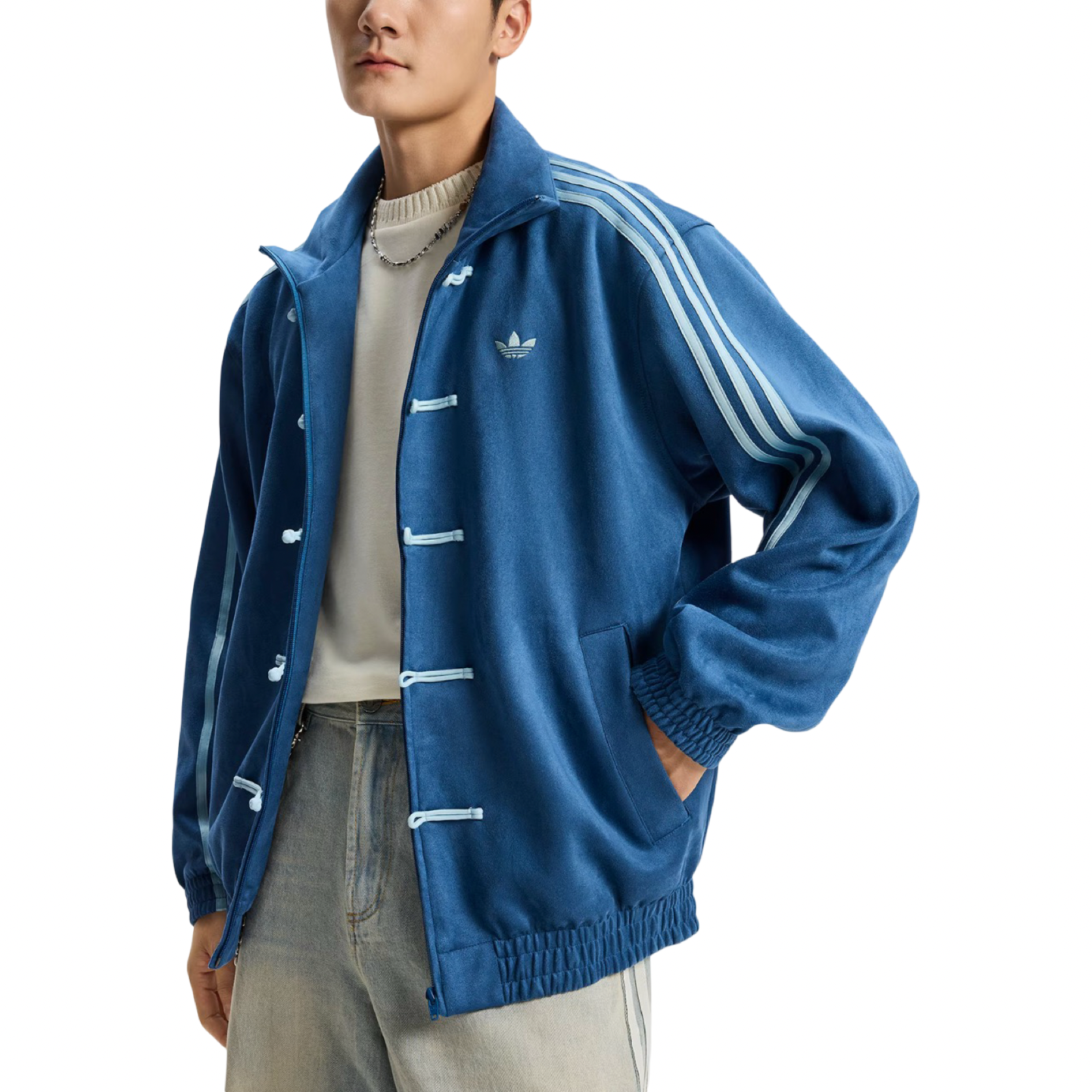 PRE-OREDER Adidas CTT Chinese Track Top 3.1 Gender Neutral Jacket (Asian Sizing) Collegiate Royal Blue KT3850