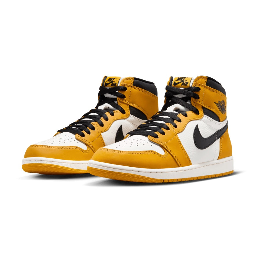 Air Jordan 1 Retro High OG Yellow Ochre Black Sail