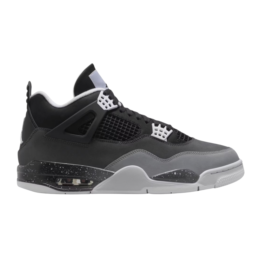Air Jordan 4 Retro Fear (2024) (GS) Black White Anthracite Black Pure Platinum