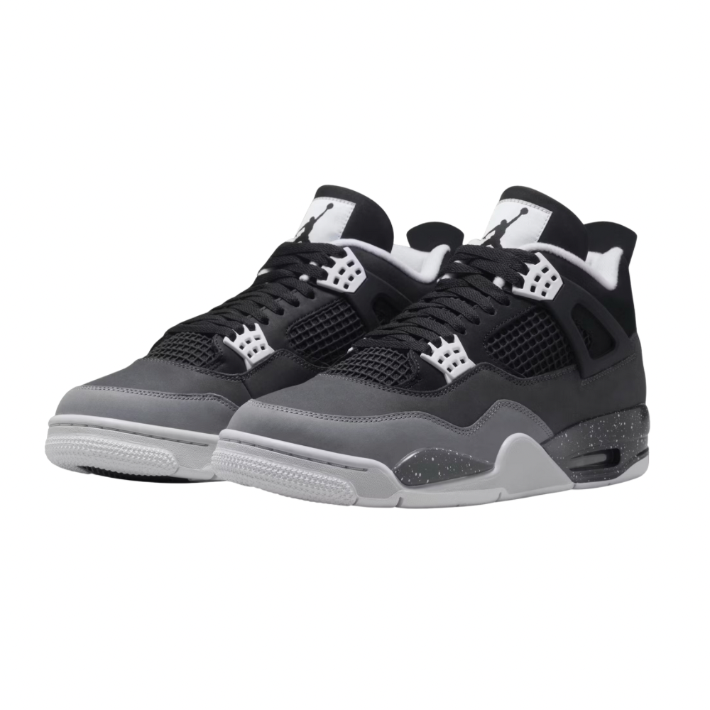 Air Jordan 4 Retro Fear (2024) (GS) Black White Anthracite Black Pure Platinum