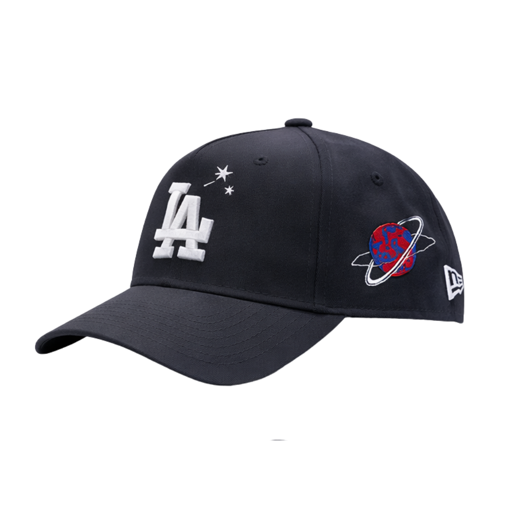 New Era 9Forty A-Frame Planets Los Angeles Dodgers Black Snapback Cap