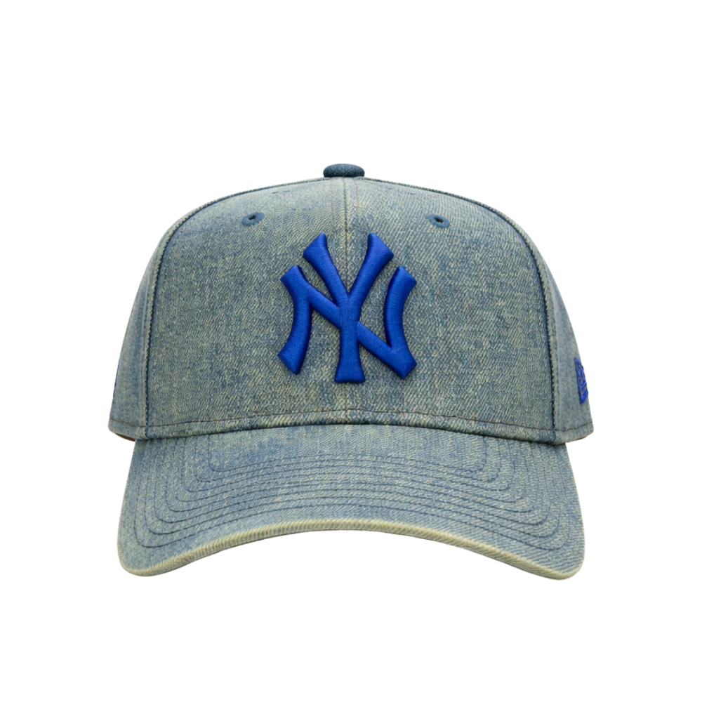 New Era 940 Denim New York Yankees Green Acid Snapback Cap