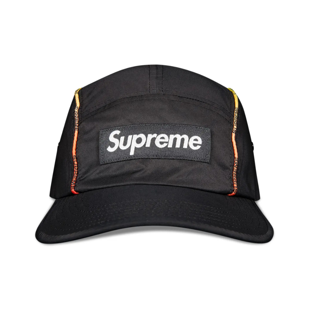 Supreme Gradient Piping Running Cap Black SS21