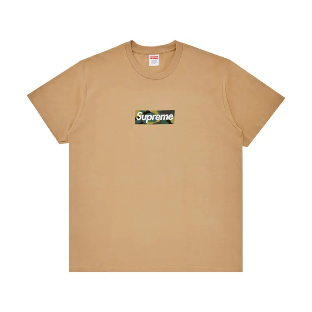 Supreme Box Logo Tee Khaki Camo