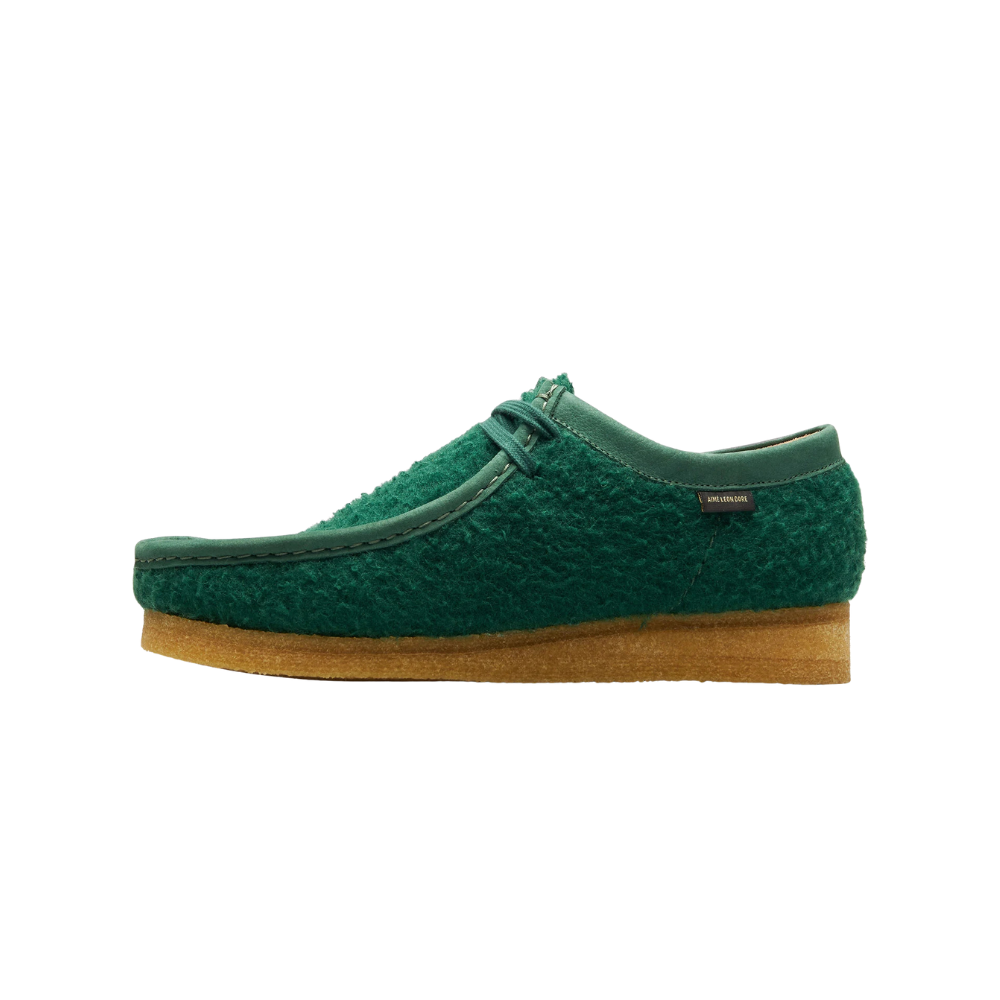 Clarks Original Wallabee Aime Leon Dore Green Casentino Wool