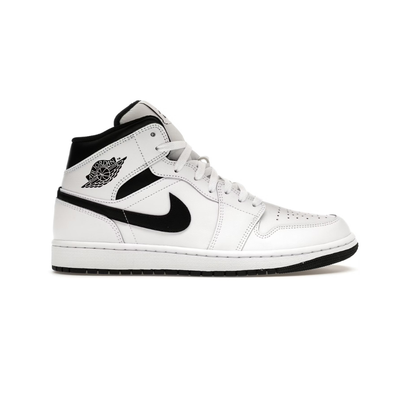 Air Jordan 1 Mid White Black White Black