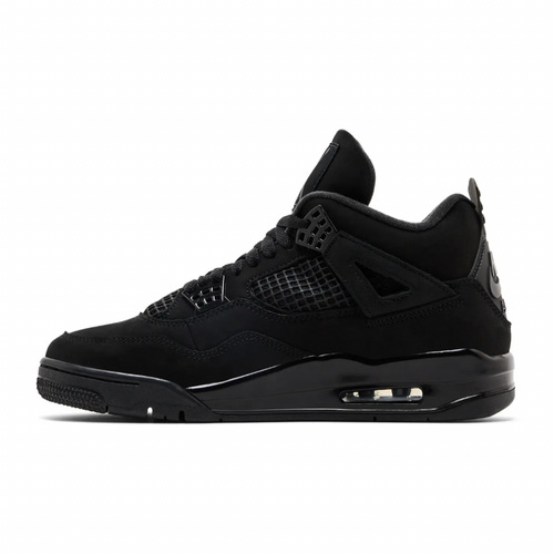 Air Jordan 4 Retro Black Cat (2025) Black Black Light Graphite