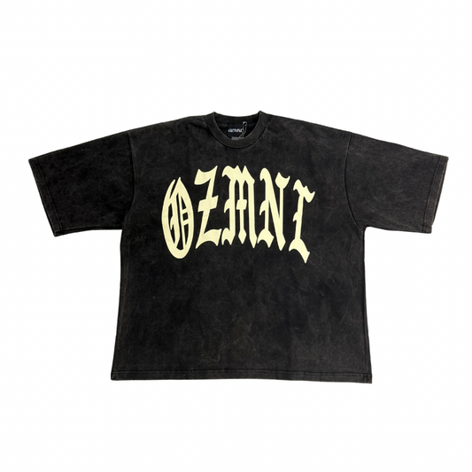 OZMNL Statement Logo Tee Faded Black