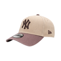 New Era 9Forty A-Frame Shade Wash New York Yankees Wheat Brown Snapback Cap