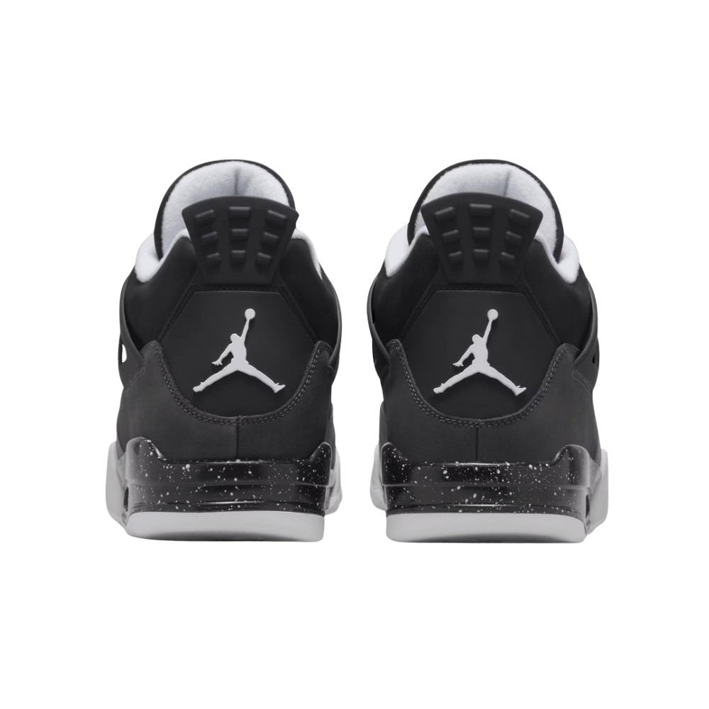 Air Jordan 4 Retro Fear (2024) (GS) Black White Anthracite Black Pure Platinum