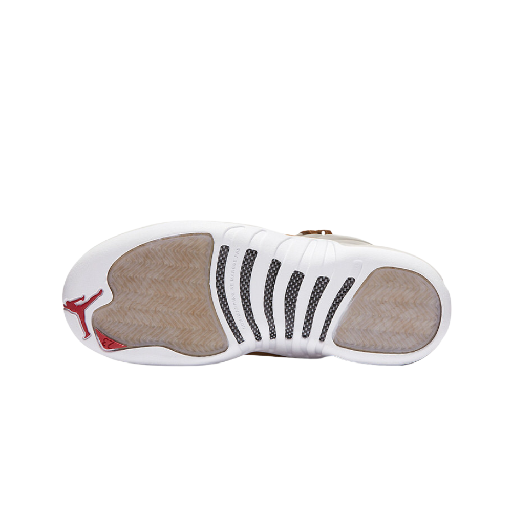 Air Jordan 12 Retro 'CNY' GG (GS) Lt Orewood Brown Varsity Red