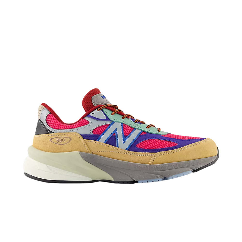 New Balance x Action Bronson 990 v6 Hi Pink royal blue
