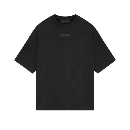 Fear Of God Essentials Black Small Text Tee