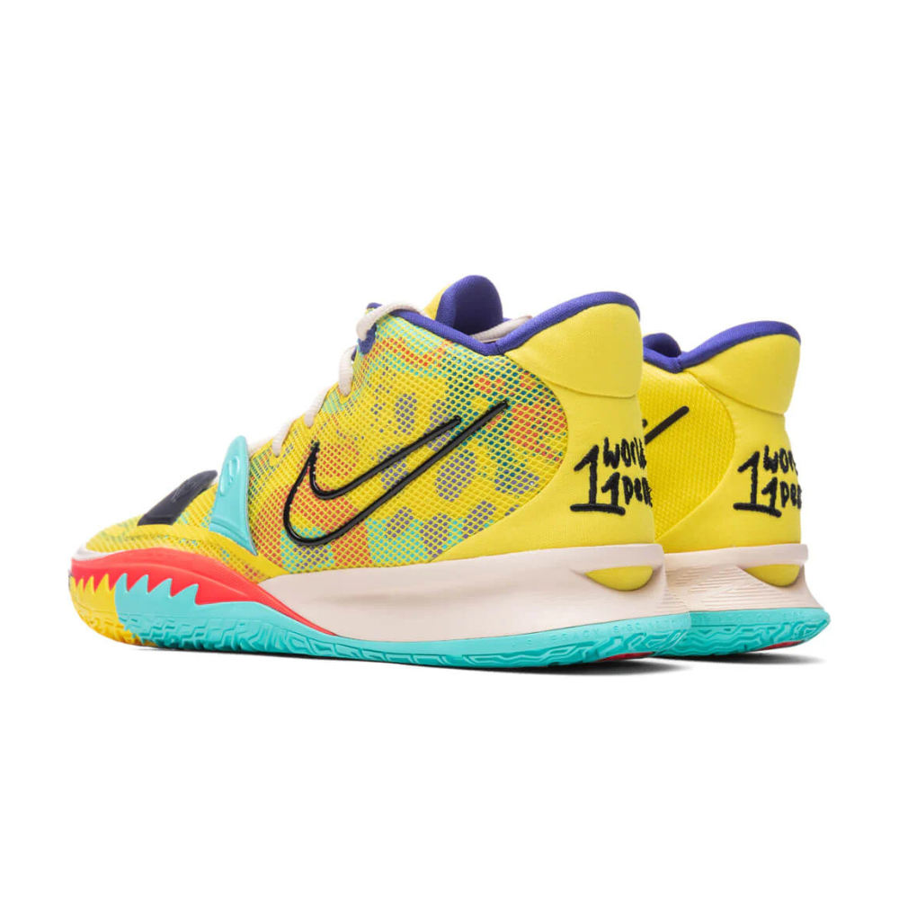 Nike Kyrie 7 1 World 1 People Yellow Strike Green Abyss Bright Crimson Black