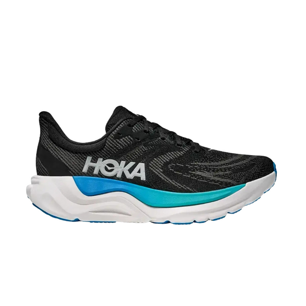Men's Hoka Arahi 8 D Width Black Skyward Blue
