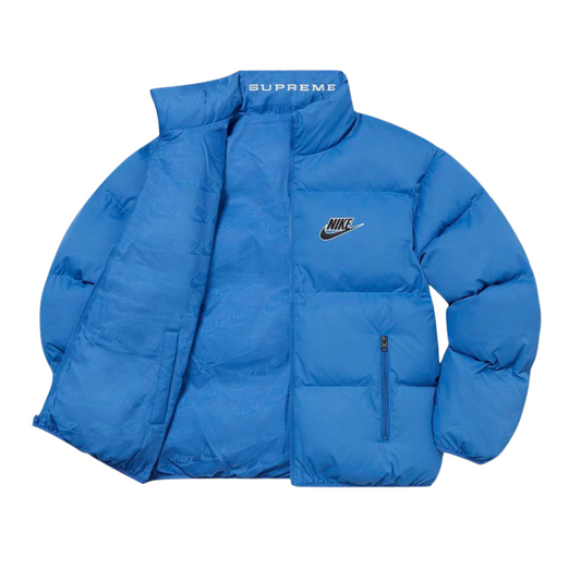 Supreme Nike Reversible Puffy Jacket Blue