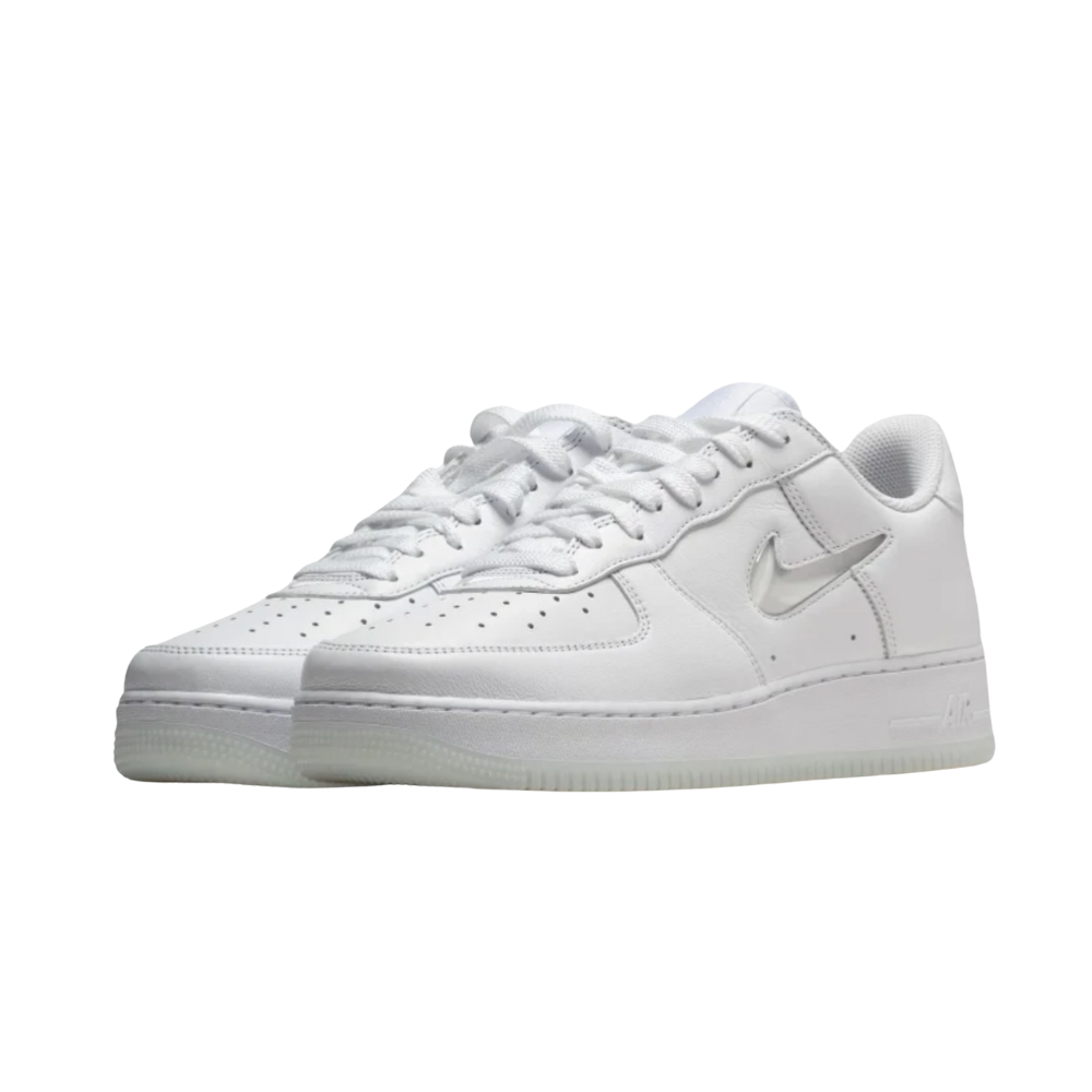 Nike Air Force 1 Low '07 Retro Color of the Month Jewel Swoosh Triple White