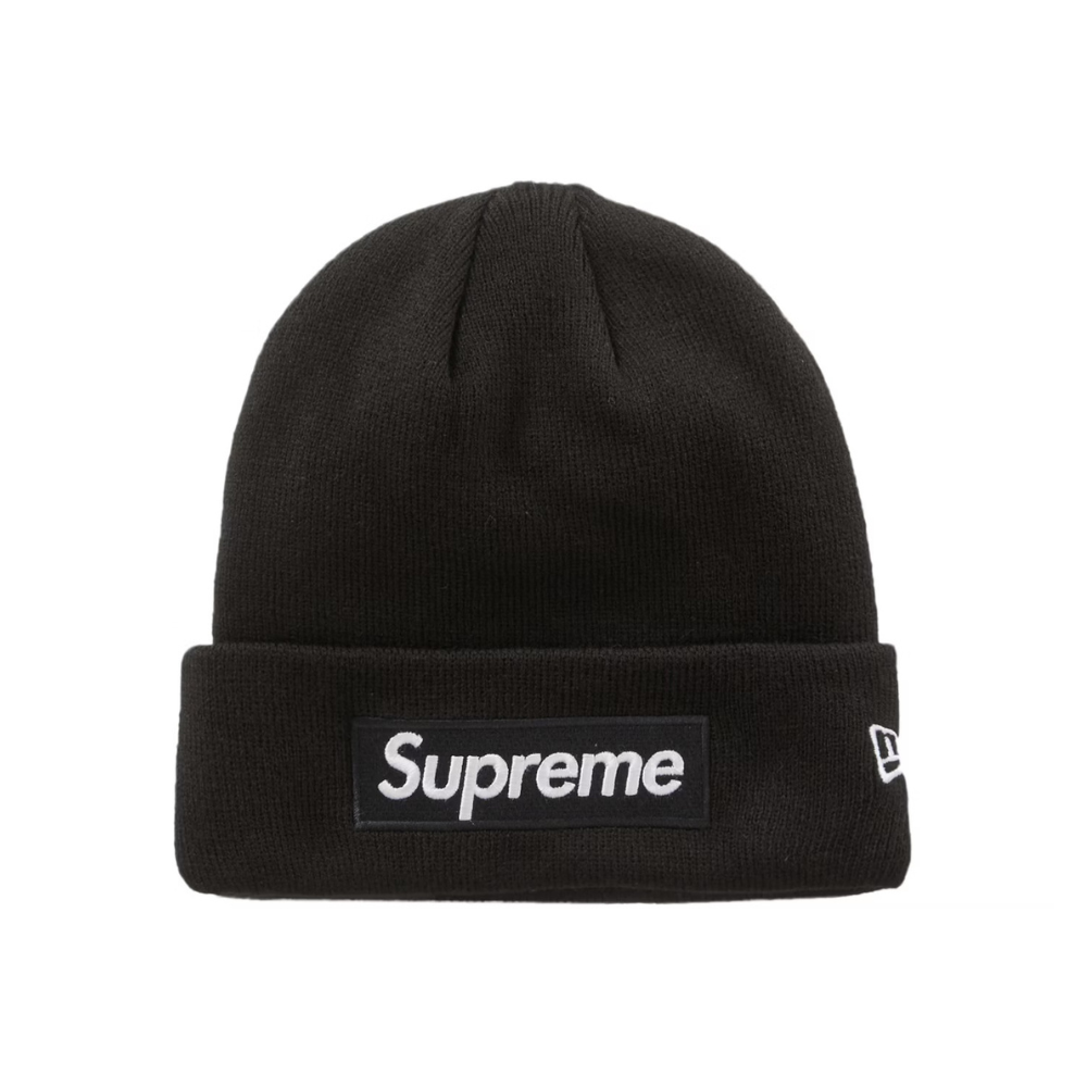 Supreme x New Era Box Logo Beanie Black