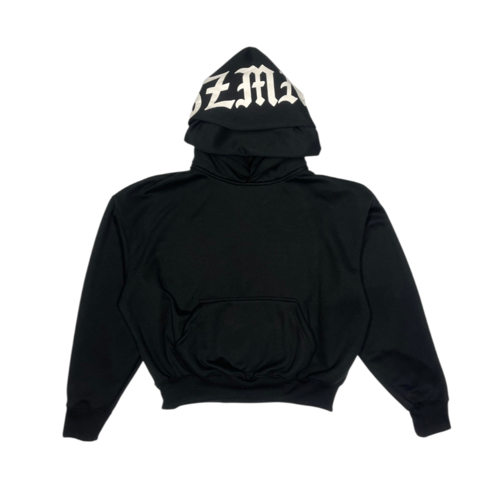 OZMNL Ying Yang Double Hoodie Black